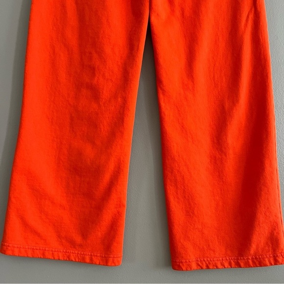 Urban Outfitters Out From Under Jadyn Puddle Pant Wide Drawstring Orange Small - Picture 7 of 13